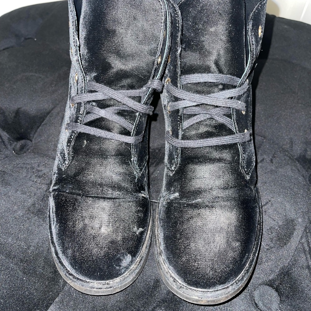 Chanel Velvet Boots - Picture 3 of 5